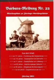 Barbara-Meldung Nr. 23. Mitteilungsblatt zur Jüterboger Garnisongeschichte. Barbara-Meldung Nr. 23. Mitteilungsblatt zur Jüterboger Garnisongeschichte.