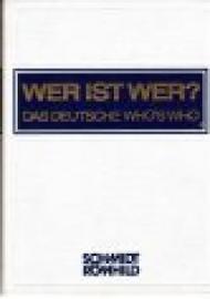 Wer ist Wer? - Das Deutsche Who s Who - Band XXXI. 1992. Wer ist Wer? - Das Deutsche Who s Who - Band XXXI. 1992.