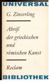 Abriß der griechischen und römischen Kunst.