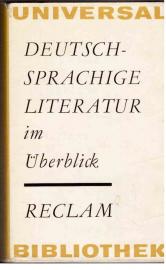 Deutschsprachige Literatur im Überblick.