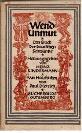 Wend Unmut. Das Buch der deutschen Schwänke. Wend Unmut. Das Buch der deutschen Schwänke.