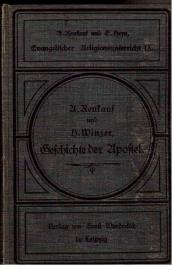 Präparationen für den Evangelischen Religionsunterricht. 9.Band des Gesamtwerkes: Geschichte der Apostel Präparationen für den Evangelischen Religionsunterricht. 9.Band des Gesamtwerkes: Geschichte der Apostel