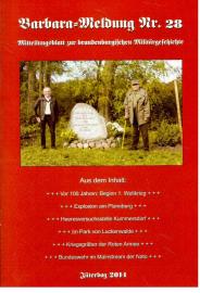 Barbara-Meldung Nr. 28 : Mitteilungsblatt zur brandenburgischen Militärgeschichte. Barbara-Meldung Nr. 28 : Mitteilungsblatt zur brandenburgischen Militärgeschichte.