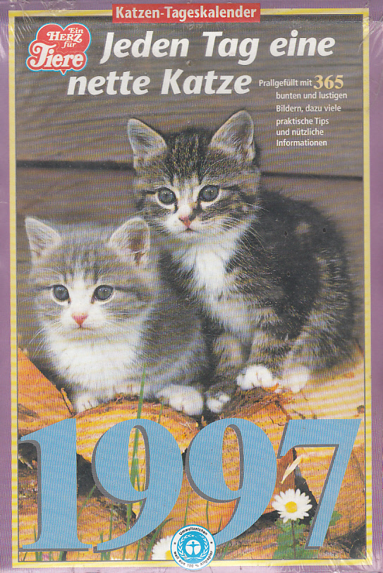 Katzen Tageskalender 1997 : Jeden Tage eine nette Katze Katzen Tageskalender 1997 : Jeden Tage eine nette Katze