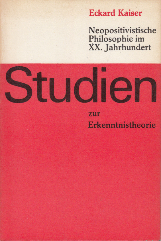 Neopositivistische Philosophie im XX. Jahrhundert - Wolfgang Stegmüller und der bisherige Positivismus Neopositivistische Philosophie im XX. Jahrhundert - Wolfgang Stegmüller und der bisherige Positivismus
