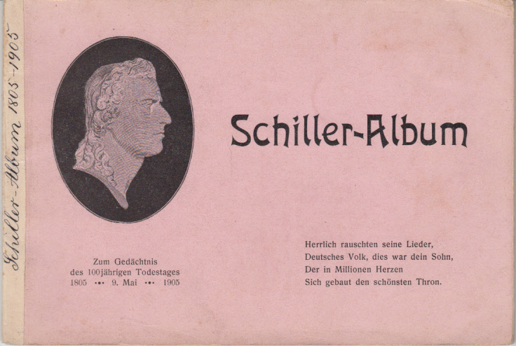 Zum Gedächtnis des 100jährigen Todestages 1805 - 9. Mai 1905 Zum Gedächtnis des 100jährigen Todestages 1805 - 9. Mai 1905
