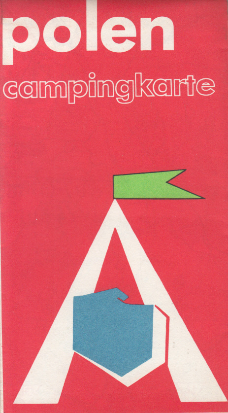 Polen Campingkarte