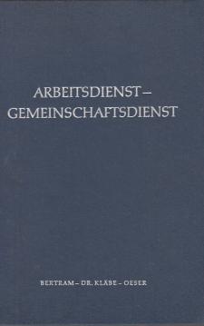 Arbeitsdienst Gemeinschaftsdienst. Ein Problem von Generationen. Arbeitsdienst Gemeinschaftsdienst. Ein Problem von Generationen.