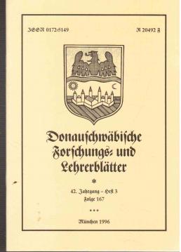 Donauschwäbische Forschungs- und Lehrerblätter. 42. Jahrgang, Heft 3(1996) Donauschwäbische Forschungs- und Lehrerblätter. 42. Jahrgang, Heft 3(1996)