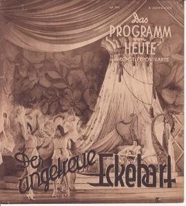 Das Prgramm von Heute : Der ungegreue Eckehart Das Prgramm von Heute : Der ungegreue Eckehart