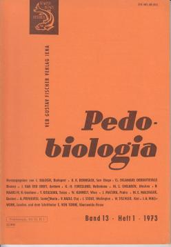 Pedobiologia. Bd. 13, Heft 1, 1976
