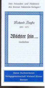 Wächter sein... Gedichte