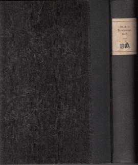Gesetz- und Verordnungsblatt für das Königreich Sachsen vom Jahre 1910. Gesetz- und Verordnungsblatt für das Königreich Sachsen vom Jahre 1910.