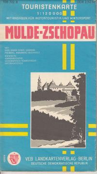Touristenkarte: Mulde-Zschopau,