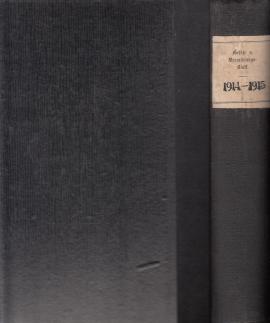 Gesetz- und Verordnungsblatt für das Königreich Sachsen vom Jahre 1914 u. 1915 Gesetz- und Verordnungsblatt für das Königreich Sachsen vom Jahre 1914 u. 1915