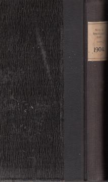 Gesetz- und Verordnungsblatt für das Königreich Sachsen vom Jahre 1904. Gesetz- und Verordnungsblatt für das Königreich Sachsen vom Jahre 1904.