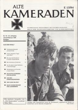 Alte Kameraden. Unabhängige Zeitschrift Deutscher Soldaten. 43. Jhg., Heft 1/2, 1995 Alte Kameraden. Unabhängige Zeitschrift Deutscher Soldaten. 43. Jhg., Heft 1/2, 1995