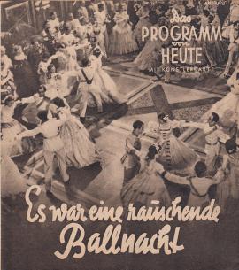 Es war eine rauschende Ballnacht. Es war eine rauschende Ballnacht.