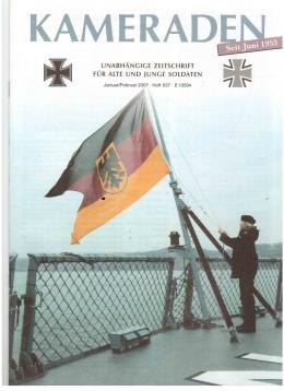 Kameraden : Unabhängige Zeitschrift für alte und junge Soldaten. Heft 1-12, 2007 Kameraden : Unabhängige Zeitschrift für alte und junge Soldaten. Heft 1-12, 2007