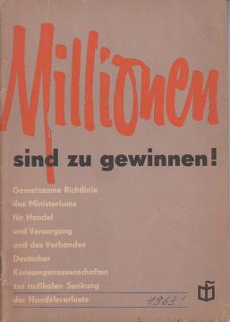 Millionen sind zu gewinnen! Millionen sind zu gewinnen!