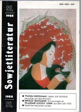 Sowjetliteratur (SL) Heft 11 1988Monatsschrift des Schriftstellerverbandes der UdSSR Sowjetliteratur (SL) Heft 11 1988Monatsschrift des Schriftstellerverbandes der UdSSR