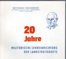 20 Jahre Militärische Lehreinrichtung der Landstreitkräfte 20 Jahre Militärische Lehreinrichtung der Landstreitkräfte