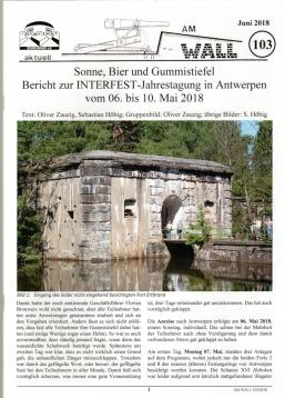 Am Wall Nr. 103, Juni 2018 Am Wall Nr. 103, Juni 2018