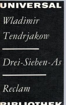 Drei - Sieben - As : Novellen