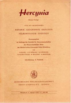Hercynia. Neue Folge für die Fachgebiete Botanik-Geographie-Geologie-Paläontologie-Zoologie. 8 (1971) 4 Hercynia. Neue Folge für die Fachgebiete Botanik-Geographie-Geologie-Paläontologie-Zoologie. 8 (1971) 4