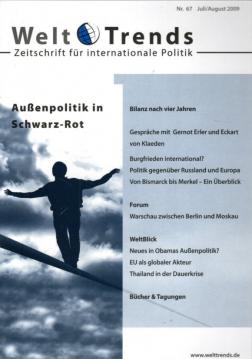 Außenpolitik in Schwarz-Rot: Bilanz nach vier Jahren (WeltTrends) Außenpolitik in Schwarz-Rot: Bilanz nach vier Jahren (WeltTrends)