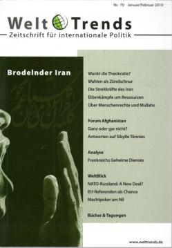 Brodelnder Iran (WeltTrends / Zeitschrift für internationale Politik) Brodelnder Iran (WeltTrends / Zeitschrift für internationale Politik)