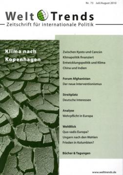 Klima nach Kopenhagen (WeltTrends / Zeitschrift für internationale Politik) Klima nach Kopenhagen (WeltTrends / Zeitschrift für internationale Politik)