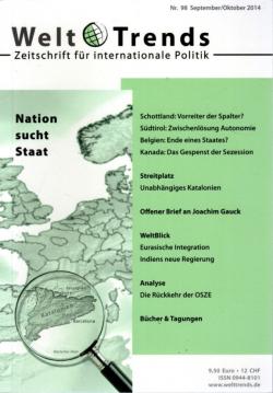 Nation sucht Staat (WeltTrends / Zeitschrift für internationale Politik) Nation sucht Staat (WeltTrends / Zeitschrift für internationale Politik)