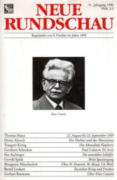 Neue Rundschau, Jahrgang 91, Heft 2 / 3