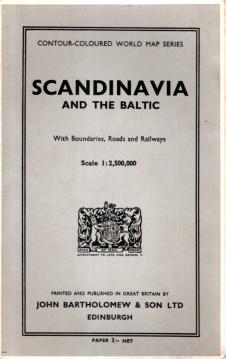 Scandinavia and the Baltic. With Boudaries, Roads and Railways. Scandinavia and the Baltic. With Boudaries, Roads and Railways.