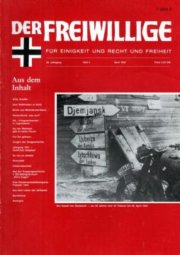 Der Freiwillige. Für Einigkeit und Recht und Freiheit 38. Jg, Heft 4