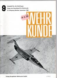 WEHRKUNDE : Zeitschrift für alle Wehrfragen. IX. Jahrgang, Heft 9(1960) WEHRKUNDE : Zeitschrift für alle Wehrfragen. IX. Jahrgang, Heft 9(1960)