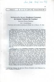 Stephanoscyphus Allman (Scyphozoa Coronatae), ein rezenter Vertreter der Conulata? Stephanoscyphus Allman (Scyphozoa Coronatae), ein rezenter Vertreter der Conulata?