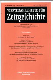 Vierteljahreshefte für Zeitgeschichte. 53. Jahrgang 2005, komplett in 4 Hefte u. Bibliographie Vierteljahreshefte für Zeitgeschichte. 53. Jahrgang 2005, komplett in 4 Hefte u. Bibliographie