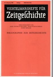 Vierteljahreshefte für Zeitgeschichte. 43. Jahrgang 1995. Beilage: Bibliographie zur Zeitgeschichte Vierteljahreshefte für Zeitgeschichte. 43. Jahrgang 1995. Beilage: Bibliographie zur Zeitgeschichte