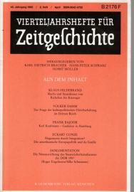 Vierteljahreshefte für Zeitgeschichte. 43. Jahrgang 1995. - 2. Heft / April Vierteljahreshefte für Zeitgeschichte. 43. Jahrgang 1995. - 2. Heft / April