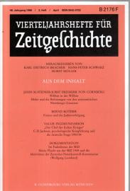 Vierteljahreshefte für Zeitgeschichte. 46. Jahrgang 1998 - 2. Heft / April Vierteljahreshefte für Zeitgeschichte. 46. Jahrgang 1998 - 2. Heft / April