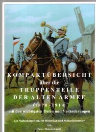 Kompaktübersicht über die Truppenteile der Alten Armee (1870 - 1914) mit den wichtigsten Daten und Veränderungen Kompaktübersicht über die Truppenteile der Alten Armee (1870 - 1914) mit den wichtigsten Daten und Veränderungen