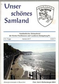 Unser schönes Samland. 215. Folge (III/2017) Unser schönes Samland. 215. Folge (III/2017)