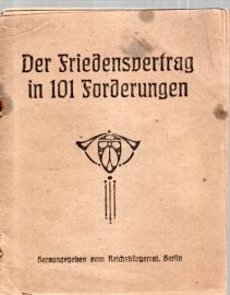 Der Friedensvertrag in 101 Forderungen Der Friedensvertrag in 101 Forderungen