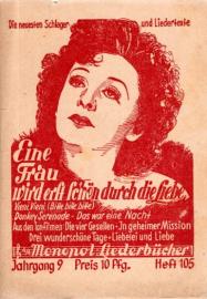 Monopol-Liederbücher Jhg. 9, Heft 105