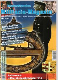 Internationales Militaria-Magazin IMM Nr. 183 Das aktuelle Magazin für Orden, Militaria und Militärgeschichte Internationales Militaria-Magazin IMM Nr. 183 Das aktuelle Magazin für Orden, Militaria und Militärgeschichte