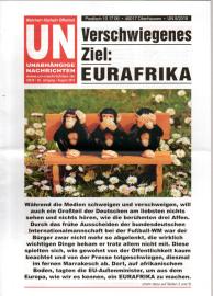 UN Unabhängige Nachrichten - Wahrheit - Klarheit - Offenheit. 50. Jhg 2018, August