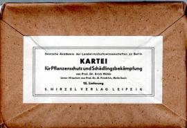Kartei für Pflanzenschutz und Schädlingsbekämpfung. 12. Lieferung Kartei für Pflanzenschutz und Schädlingsbekämpfung. 12. Lieferung
