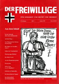Der Freiwillige. Für Einigkeit und Recht und Freiheit 45. Jg, Heft 1 (Jan. 1999) Der Freiwillige. Für Einigkeit und Recht und Freiheit 45. Jg, Heft 1 (Jan. 1999)